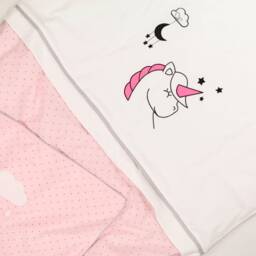 Baby Bed Linen Unicorn 100x135 With Name - thumbnail 2
