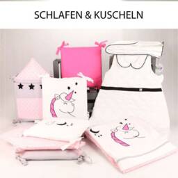 Baby Bed Linen Unicorn 100x135 With Name - thumbnail 4