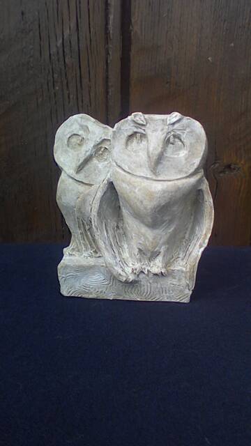 Owls, Resin Figurine - image 1