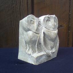 Owls, Resin Figurine - thumbnail 2