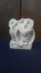 Owls, Resin Figurine - thumbnail 1
