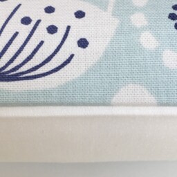 "Fryetts Bergen Seafoam Blue Floral Cushion Covers Scandinavian Style Set Of 2 - 16""-24" - thumbnail 2
