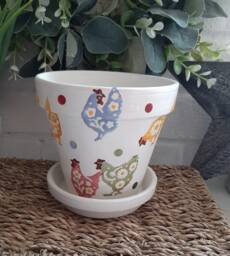 Various Designs Emma Bridgewater Decoupaged Terracotta Plant Pots. Two Sizes Available - thumbnail 1