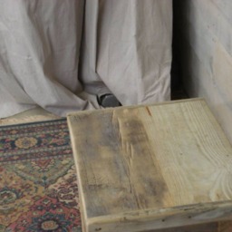 "Rustic Driftwood Stool - 18"" X 16" - thumbnail 3