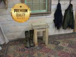 "Rustic Driftwood Stool - 18"" X 16" - thumbnail 1