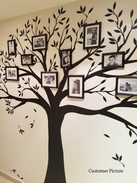 Family Tree Wall Decal Photo Frame Sticker, Living Room Decor - image 1