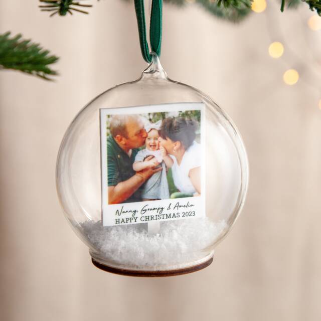 Family Photo Memory Bauble - image 1