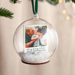 Family Photo Memory Bauble - thumbnail 1