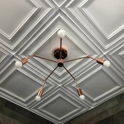 Iris Modern Adjustable 5 Light Sputnik Mid Century Industrial Chandelier - thumbnail 4
