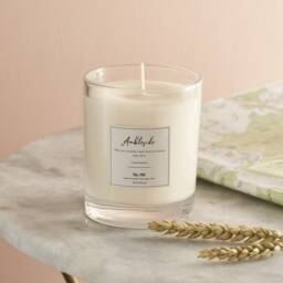 Earl Grey & Cucumber Scented Soy Candle, Long Burn 50 Hours, Luxury Vegan Hand-Poured Large Votive Candle Gift For Her - thumbnail 4