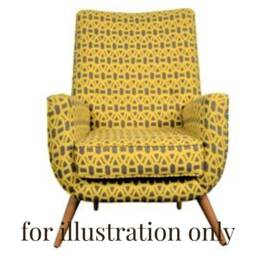 Cushion Cover, Scion Lace, Mustard Yellow & Dark Grey Cotton, Scandi Geometric Throw Pillow Home Decor - thumbnail 4