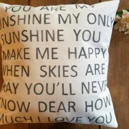 You Are My Sunshine Pillow L Spring Home Decor - thumbnail 3