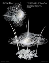 Ondulazione Ripple Vase - 3D Printed Sculpture By Joshua Harker