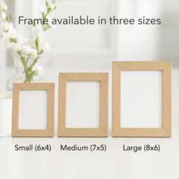 Personalised Family Photo Frame - Wooden Engraved Gift - thumbnail 2