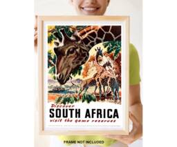 Reprint Of The Vintage Travel Poster - Discover South Africa - thumbnail 1