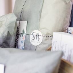 Home Sweet Pillow - Rustic Linen Blend, Housewarming Gift - thumbnail 4