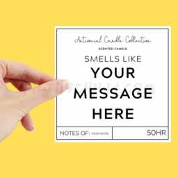 Personalised Message Candle Gift, Inappropriate Valentines Day Gifts, Custom Label, ??? - thumbnail 3