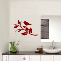 Decorative Bird Wall Sticker, Decal, Stickers, Art, Decor, Decal - thumbnail 3