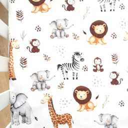 Custom Travel Cot Sheet All Sizes Handmade Fitted Baby Bed Bespoke Mattress Cover - thumbnail 3