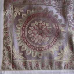 Mandala Design Indian Cushion Cover Beige Colour 16 - thumbnail 4