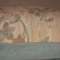 "Velveteen Floral Decorative Pillow Cover-In 24""x24" - thumbnail 3