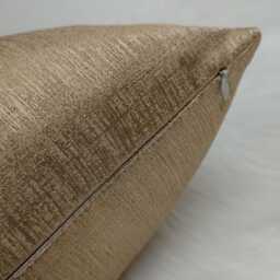 Luxury Metallic Sienna Gold Cushion Cover Fabric, Elegant Home Decor Throw Pillow Cover Accent - thumbnail 4