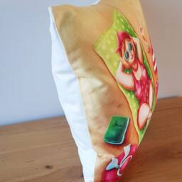 Beach Seaside Cushion, Holiday Theme Pillow, Art Print Cushion With Zip Fastening - thumbnail 3