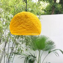 Pendant Light Plug In, Hanging Lamp Nordic Style, Plug in Hanging Light, Swag Lamp, Ceiling Lighting - Half Sphere - thumbnail 3