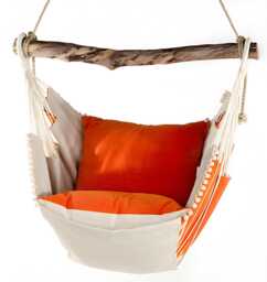 Hammock Chair With Cushions, Indoor & Outdoor Swing Seat