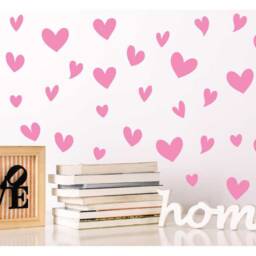 Hand Drawn Heart Wall Decals, Girl's Nursery Decor - thumbnail 2