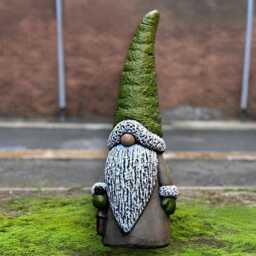 Christmas Gnome Statue Concrete Nordic Sculpture Stone Festive Figurine Handmade Cement Garden Ornament Winter Home Decor Holiday Gift