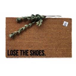 Lose The Shoes Doormat - Funny No Welcome Mat Remove Front Door Rug House Rules Handmade Entry Mudroom Decor - thumbnail 1
