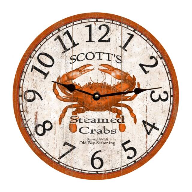 Crab Clock - Personalized Clock - image 1