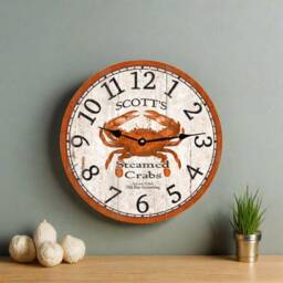 Crab Clock - Personalized Clock - thumbnail 2