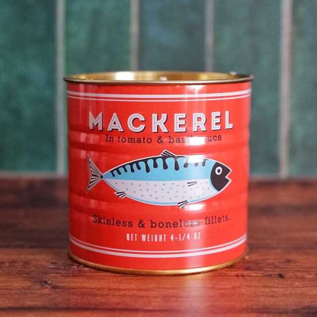 Fun Fish Tin Candle - Mackerel Can Repurposed As Unique Handmade - image 1