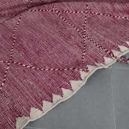 Handmade Flatweave Wool Berber Rug Geometric Moroccan Carpet - thumbnail 4