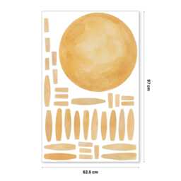 Watercolour Sunshine Nursery Wall Sticker - thumbnail 4