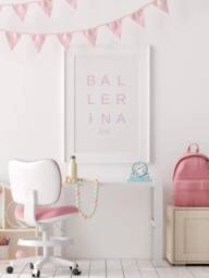 Quote Print - Ballerina Girl Bedroom Girly Girls - thumbnail 1