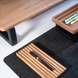 Real Oak Pen Holder Desk Organiser - thumbnail 4