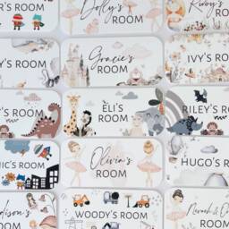 Personalised Farm Animals Acrylic Bedroom Door Sign - thumbnail 4