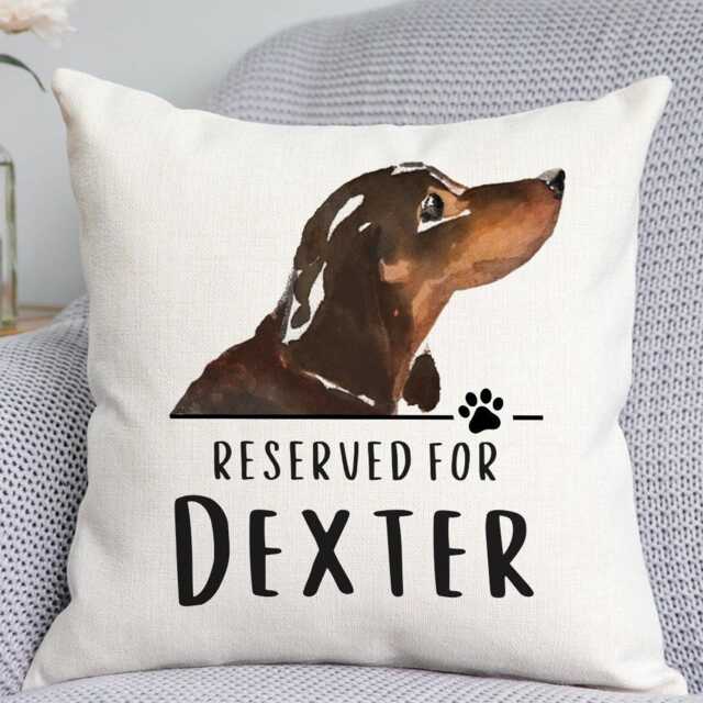 Dachshund Cushion - Dog Related Gift Reserved For Dog Cushion Gift - image 1