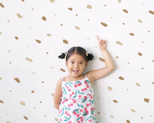 Speckles & Splodges - Vinyl Wall Decals Irregular Hand Drawn Polka Dot Stickers Multi Colour Options Boys Girls Baby Nursery Kids Room - image 1