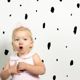 Speckles & Splodges - Vinyl Wall Decals Irregular Hand Drawn Polka Dot Stickers Multi Colour Options Boys Girls Baby Nursery Kids Room - thumbnail 2