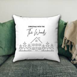 Personalised Family Christmas Cushion, Home Decor, Cushion Covers, Family Name, Throw Cushions - thumbnail 3