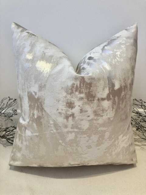 Luxury Champagne Scatter Cushions - Handcrafted Sofa Bed By The Couture Cushion Style 32 - image 1