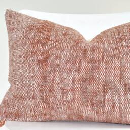 Brown Tribal Hemp Hand Woven Natural Dye Color Pillow Cover - thumbnail 2