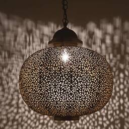 Moroccan Pendant Lamp, Ball Light Fixtures, Oriental Home Decor Lighting Lampshades - thumbnail 2
