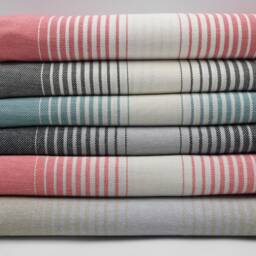 "Turkish Towel, Turkish Peshtemal, Black & White Bath Towel, Peshtemal Towel, 40""x67" - thumbnail 4