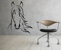 Beautiful Horse Wall Vinyl Decal Animal Stickers Art Design Murals Interior - 20Hs7E - thumbnail 1