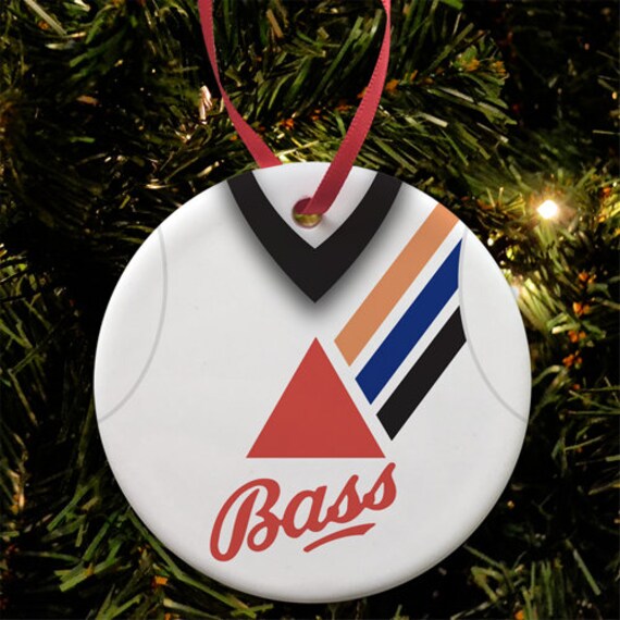 Derby Home 1984 Retro Shirt Kit Christmas Tree Decoration Bauble Flat Ceramic Great Gift